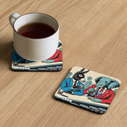 Democratic-Republican Political Party Coaster - Image 5