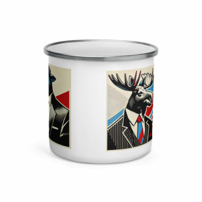 Bull Moose Political Animals Camping Mug - Image 3