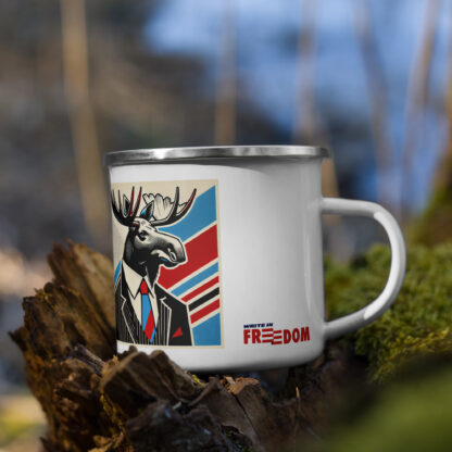 Bull Moose Political Animals Camping Mug