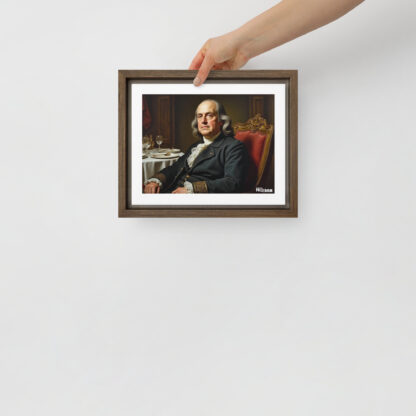 Benjamin Franklin - Influential Americans Wall Art - Image 4