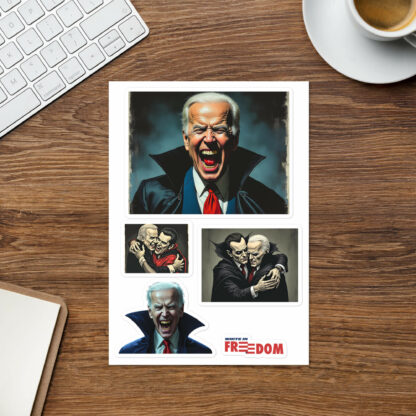 Biden Family Vampire Sticker Sheet - Image 5