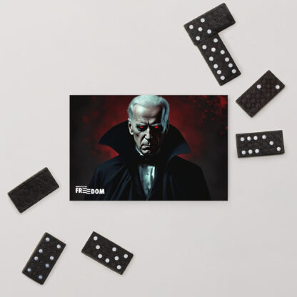 Biden Vampire Postcard