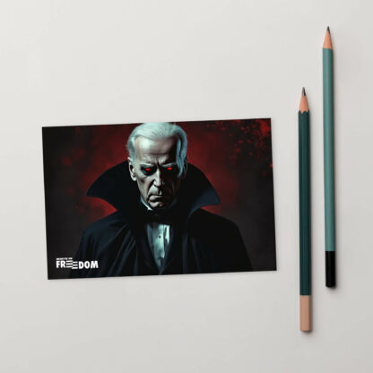 Biden Vampire Postcard - Image 3