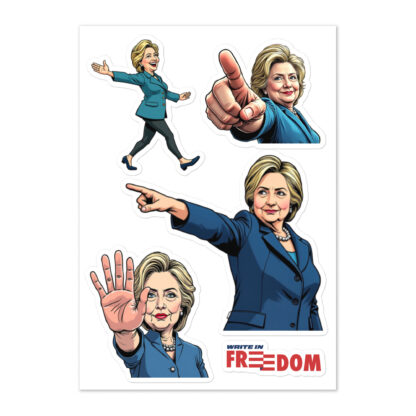 Hillary Clinton Campaigning Sticker Sheet - Image 2